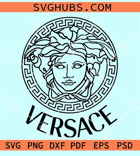 medusa versace logo svg free|why does versace use medusa.